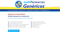 Desktop Screenshot of multifarmaciasgenericos.com