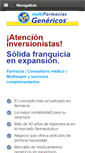 Mobile Screenshot of multifarmaciasgenericos.com